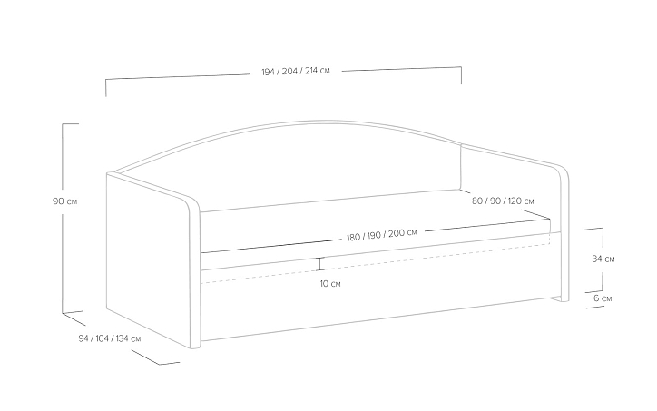 Кровать «Uno» фото 36