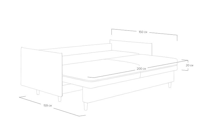Диван «Rain» фото 6
