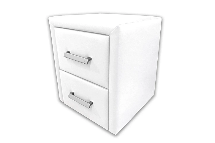 Тумба «Болено», ткань: эко-кожа Nitro White фото 1