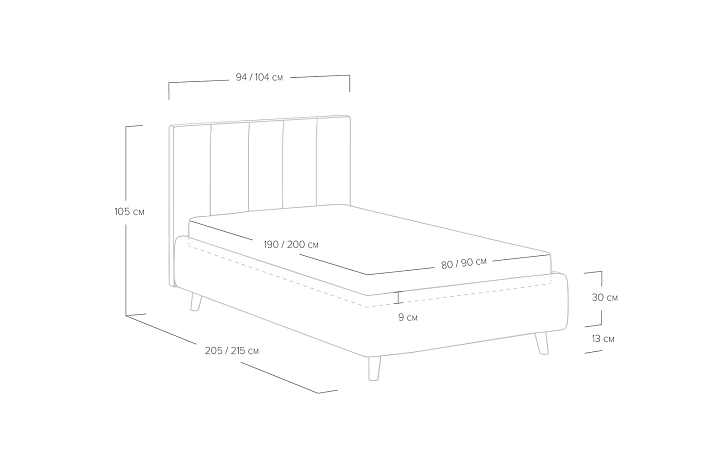 Кровать «Alma» фото 84