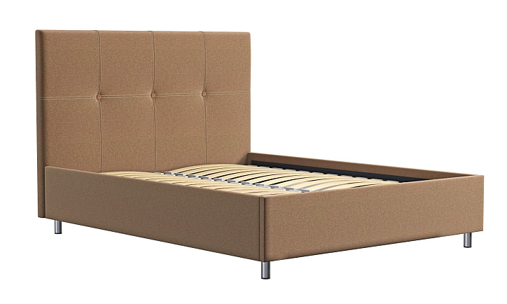 Кровать «Венна», 180x200 см, эко-кожа nitro ivory фото 1